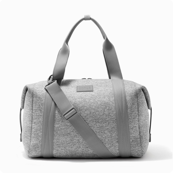 Dagne Dover Handbags - Dagne Dover Large Neoprene Carryall in color Heather Grey